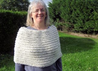 Protège-épaules au point de godron tuto protège épaules