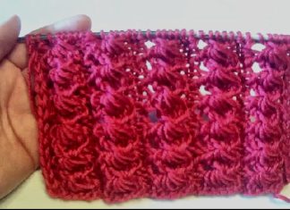 Point fantaisie original au tricot Point fantaisie au tricot