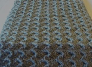 Point 3D au crochet crochet point 3D