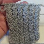 Variante du point jersey contrarié Point jersey contrarié variante